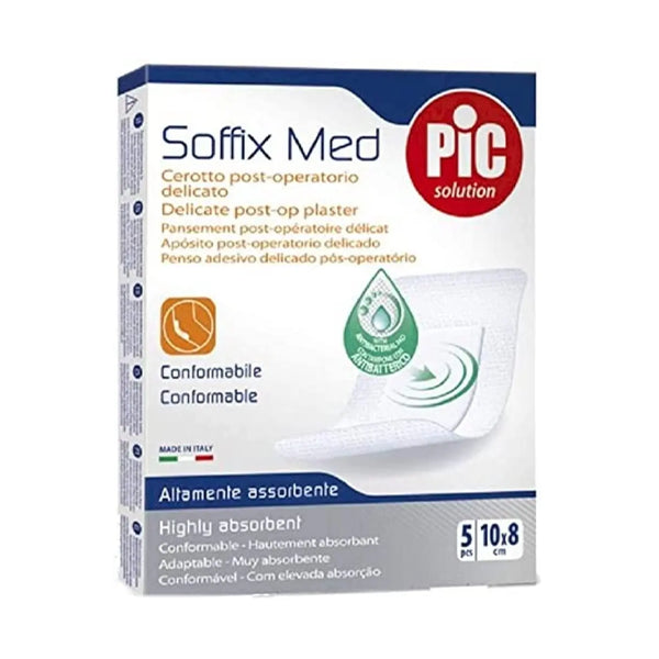 Pic Soffix Med 10 X 8cm 5 Pieces