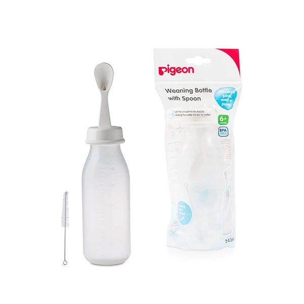 Pigeon Weaning Bottle With Spoon 240 Ml
