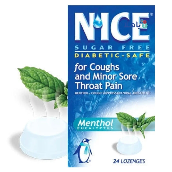 Nice Menthol Eucalyptus Lozenges 24's