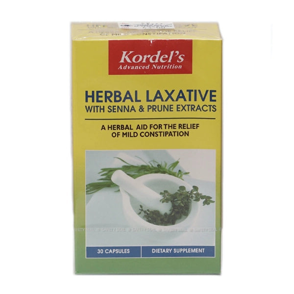 Kordel's Herbal Laxative Capsules 30 Cap