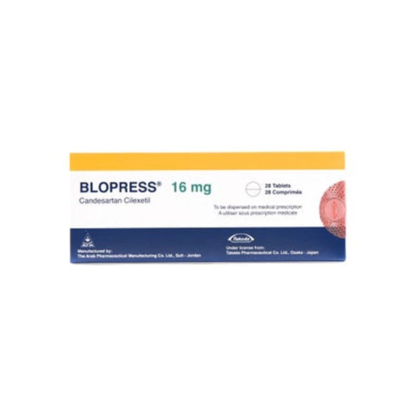 Blopress 16mg Tablets 28's
