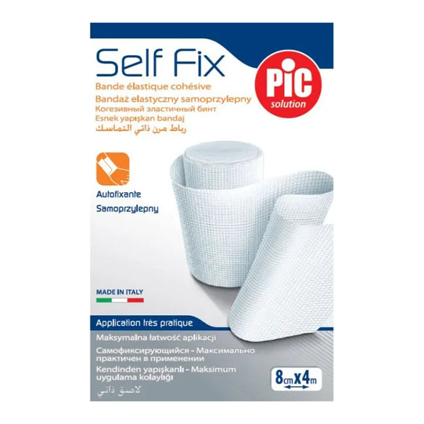 Pic Self Fix Cohesive Elasticated Bandage 8 X 4cm