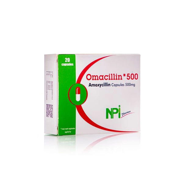 Omacillin 500mg Capsules 20's
