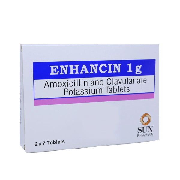 Enhancin 1g Tab 12's