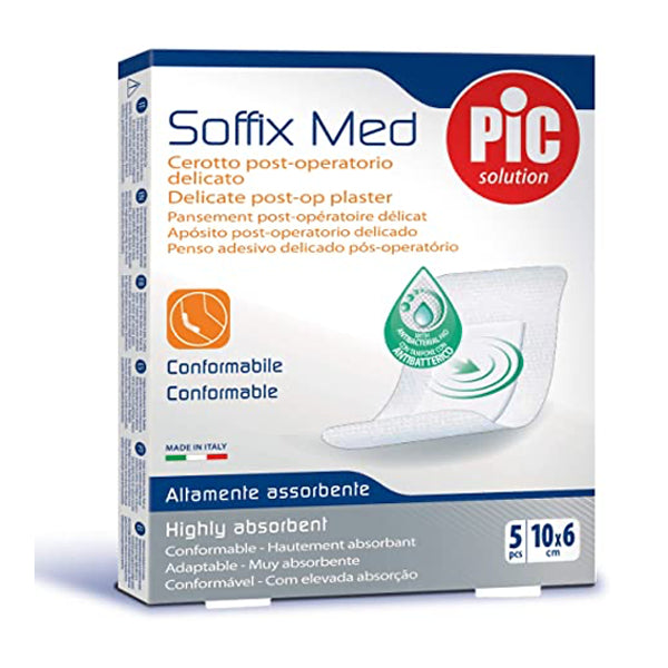 Pic Soffix Med Plaster 10 X 6cm 5's