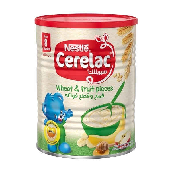 Cerelac Wheat &amp; Fruit Pieces 400gm