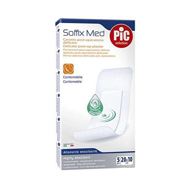 Pic Soffix Med 20 X 10cm 5 Pieces
