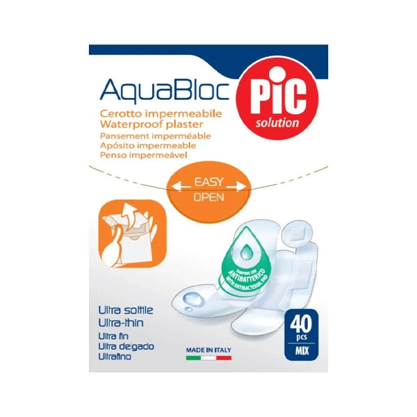 Pic-40 Plaster Aquabloc Assorted 