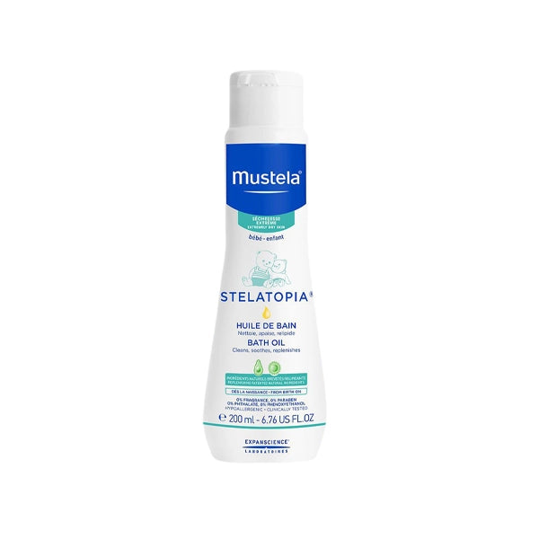 Mustela Stelatopia Bath Oil 200ml