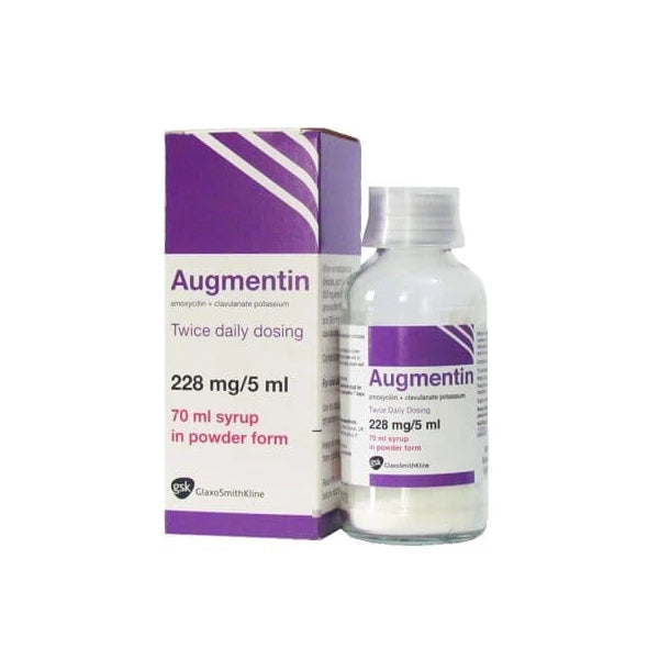 Augmentin 228mg/5ml Suspension 70ml