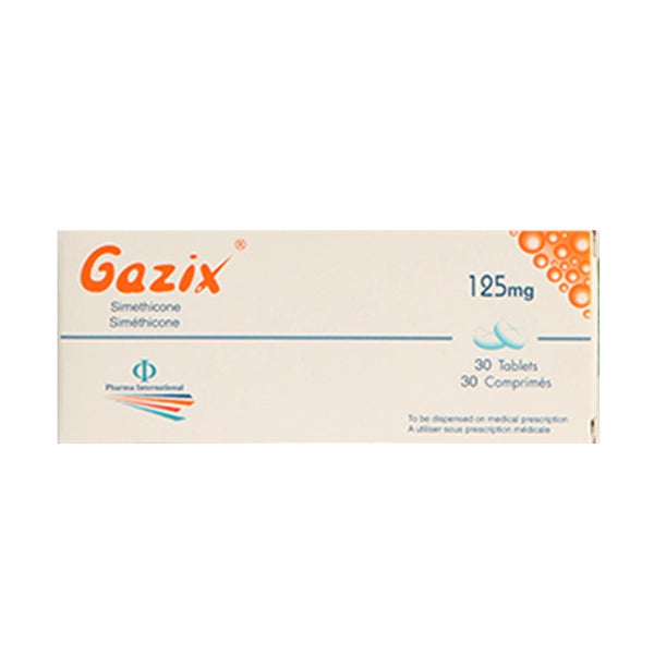 gazix 125 mg 30 tablets - health management - Gazix