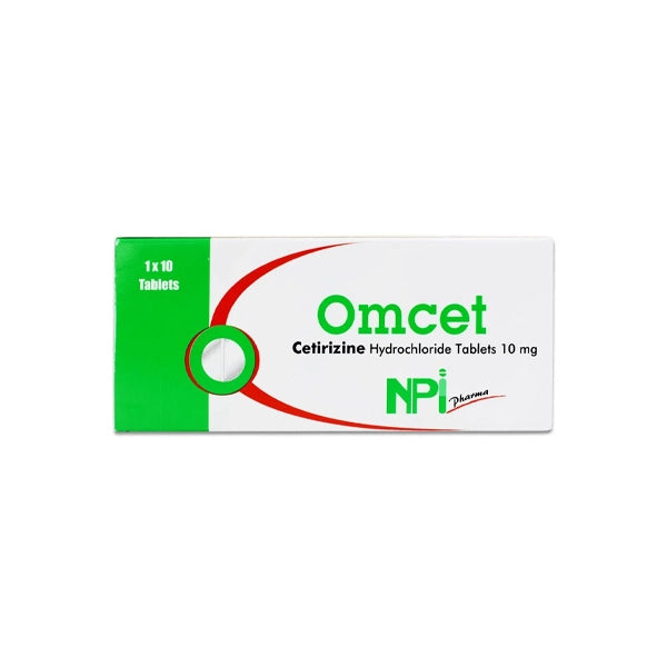 Omcet 10mg Tablets 10's