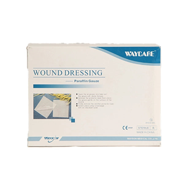 Waycare Wound Dressing Paraffin Gauze 10*11 Cm 30 Pcs