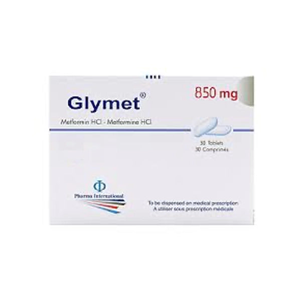 Glymet 850mg Tablets 30's
