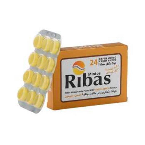 Ribas Mintos Honey &amp; Lemon Lozenges 24's