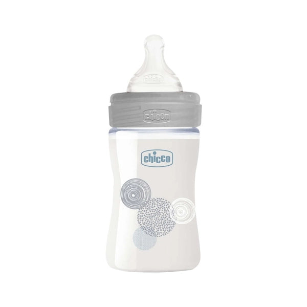 Chicco Well Feeding Bottle Sil-teat Regular Flow 150ml