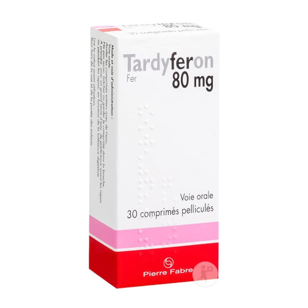 Tardyferon 80mg Tab 30's