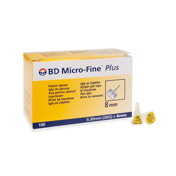 Bd Micro Fine Plus 30g X 8mm 100's
