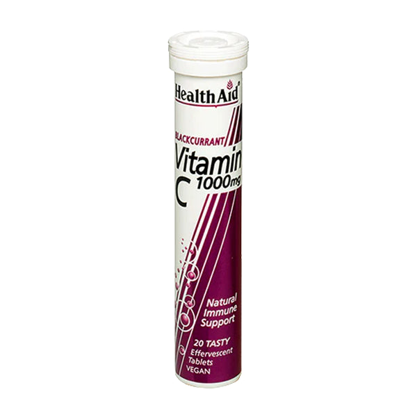 Health Aid Blackcurrant Vit. C 1g Tab 20's