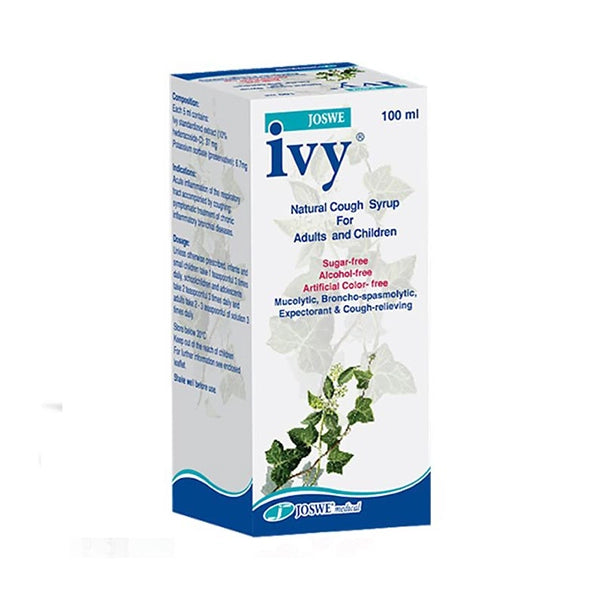 Joswe Ivy Cough Syrup Sugar Free 100ml