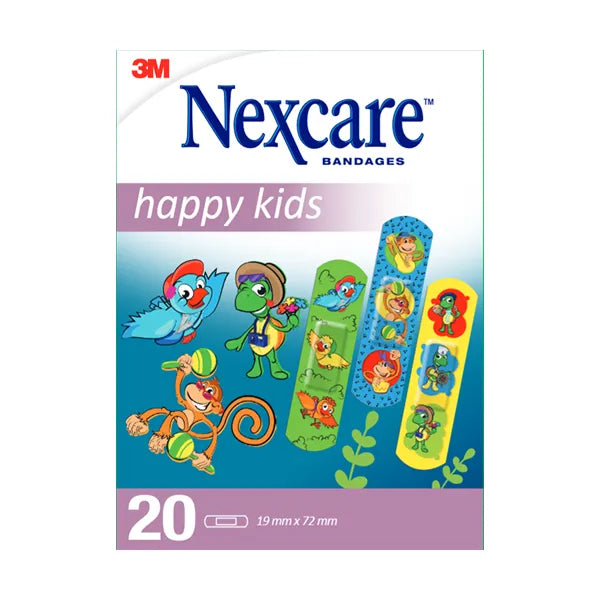 Nexcare Happy Kids Soft Plasters 19x72 Mm 20's 