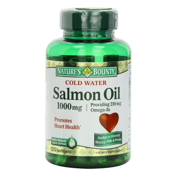 natures bounty omega 3 salmon oil 1000mg 120s - Heart Health - Nature's Bounty