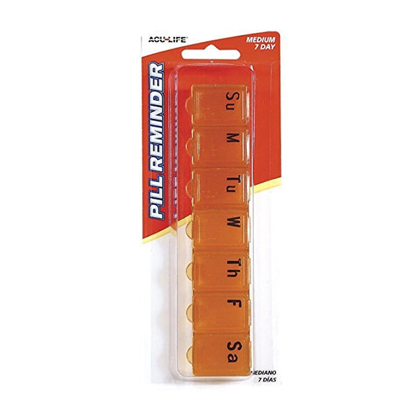 AcuLife Pill Box 7 Day Med Carded