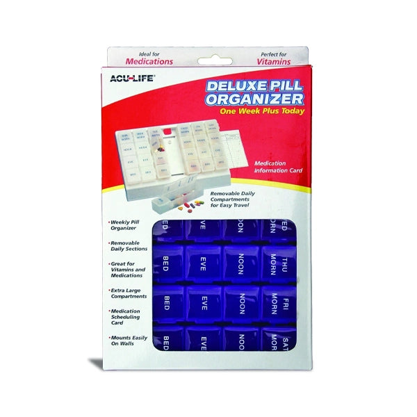 AcuLife One Week Large Dlx Pill Box