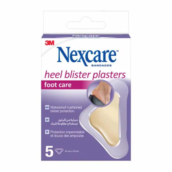 Nexcare Heel Blister Plasters 45x70 Mm 5's