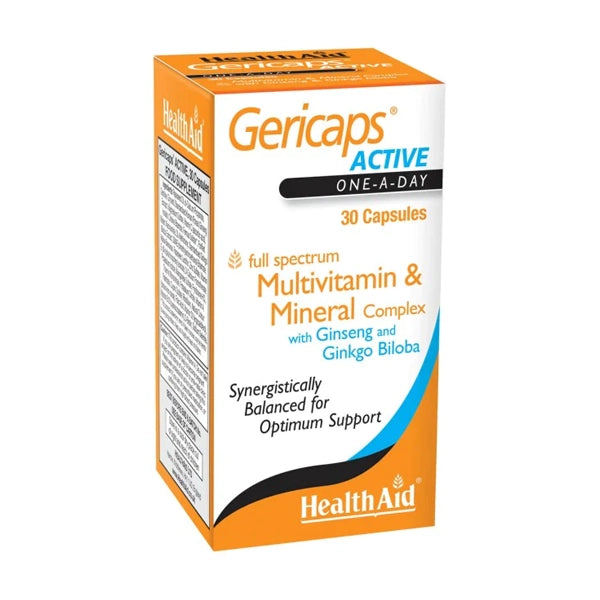 Health Aid Gericaps Multivit &amp; Minr. 30's