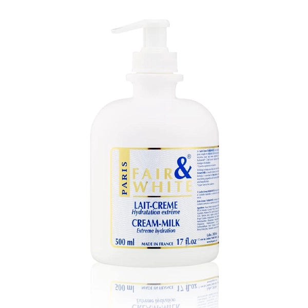 Fair &amp; White Cream Milk Extreme Hydration Pump 500ml