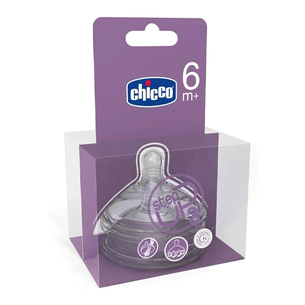 Chicco Step Up 3 Silicon Teat 6m+