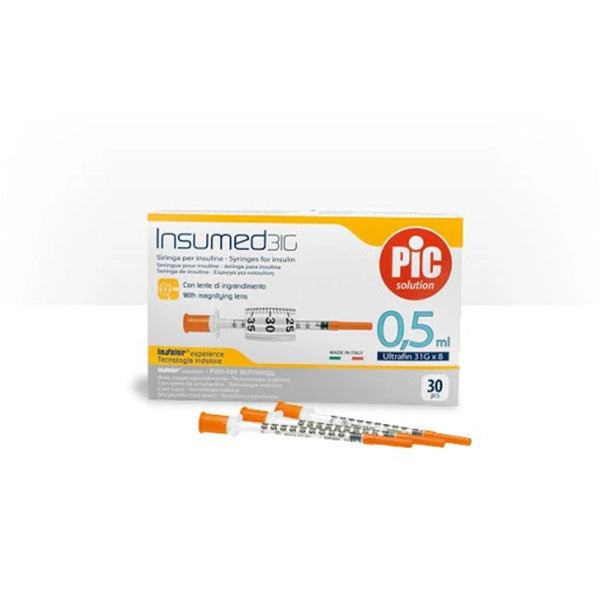 Pic Insumed 0.5 Ml Needles 30 Pcs