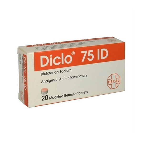 Hexal Diclo 75mg Id Mr Tab 20's