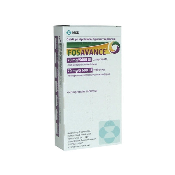 Fosavance 70mg  4 Tablets