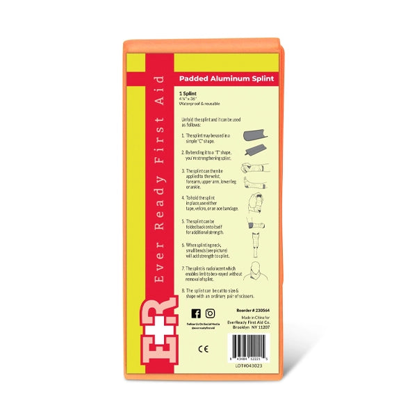 Ever Ready First Aid Splint 36 X 4.25