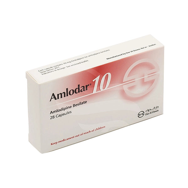 Amlodar 10mg Capsule 28's