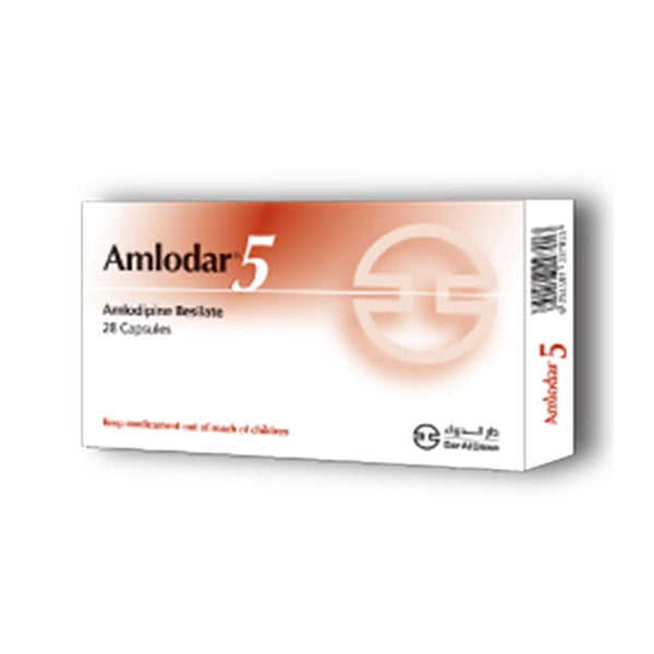 Amlodar 5mg Capsule 28's