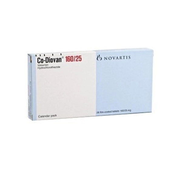 Co-diovan 160/25 Mg 28's