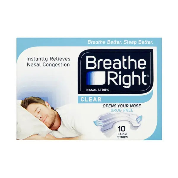 breathe well nasal strips (large) 10's