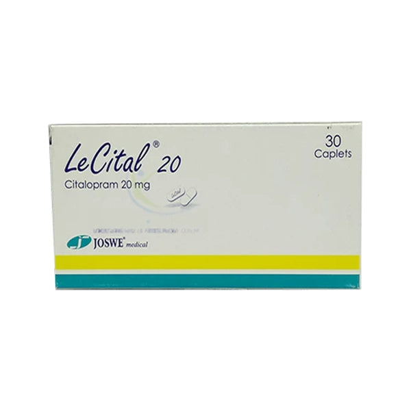 Lecital 20mg 30's