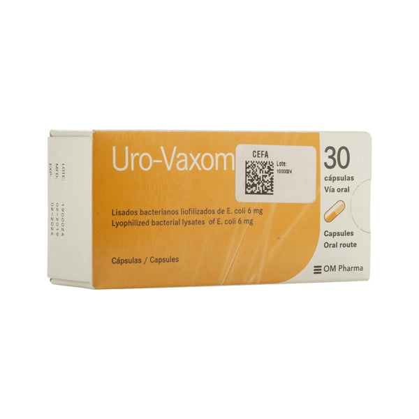 Uro-vaxom 6mg Capsule X 30's