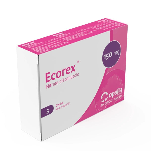 Ecorex 150 Mg 3 Vaginal Ovules