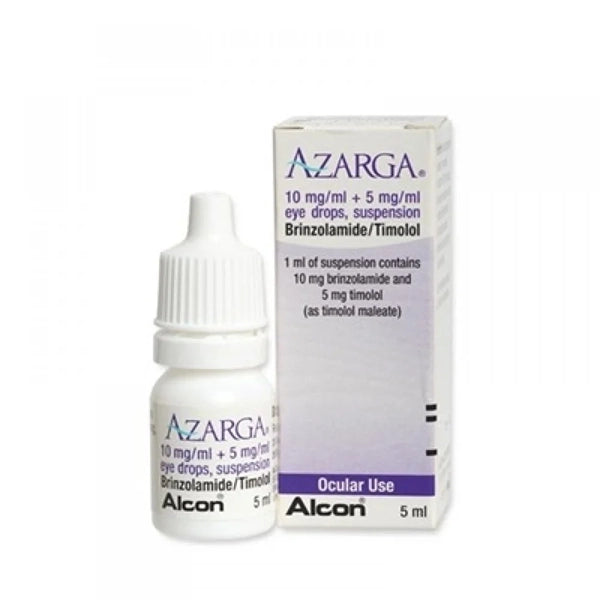 Azarga 10mg/ml + 5mg/ml Eye Drops Suspension