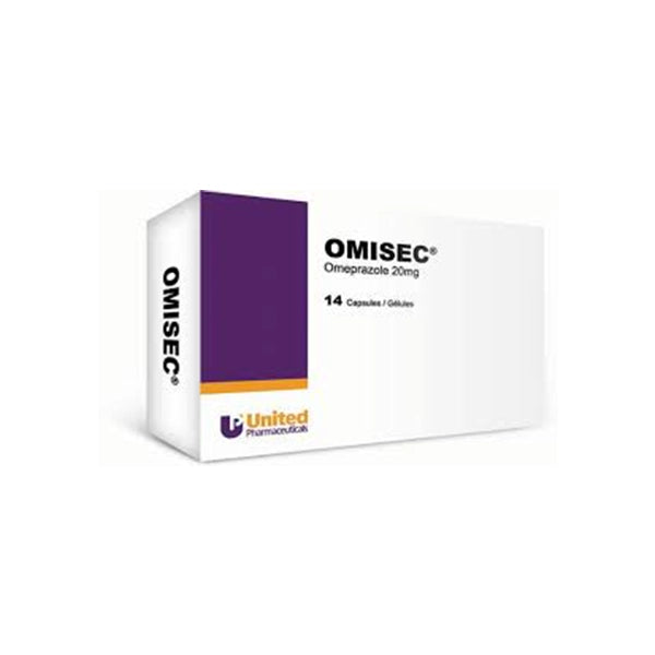 Omisec 20mg Capsules 14's