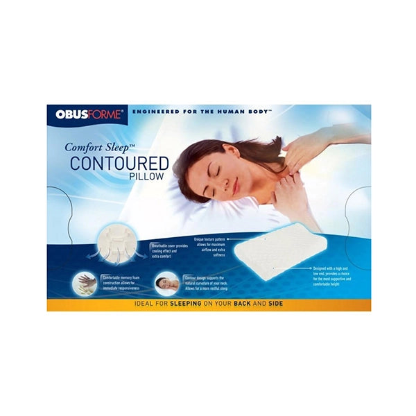 Obusforme Comfort Sleep Contoured Pillow