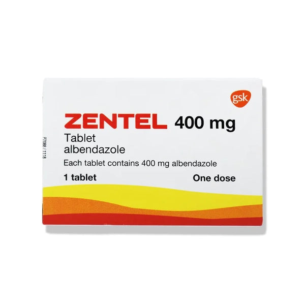 zentel 400mg tablet 1s - gut health - Zentel