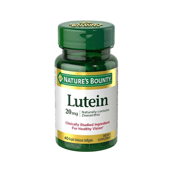 Nature's Bounty Lutein 20mg 40 Softgels