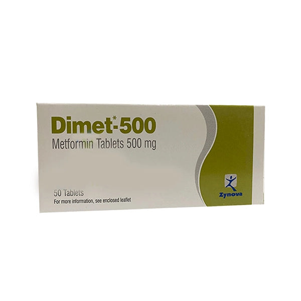 Dimet 500mg Tablet 50's