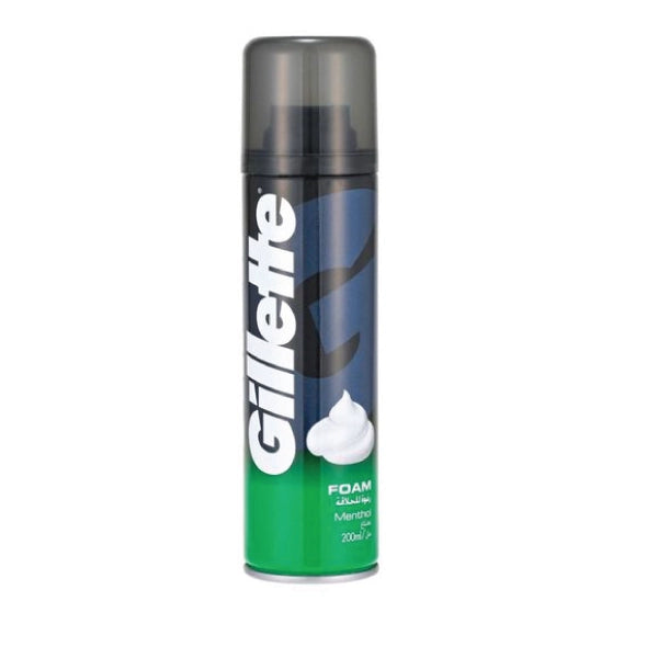 Gillette Menthol Shave Foam 200ml